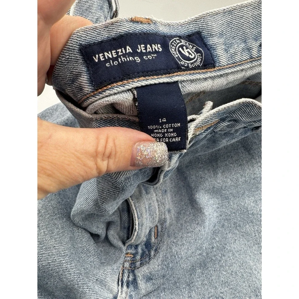 Venezia Vintage Jorts Shorts Size 14 6